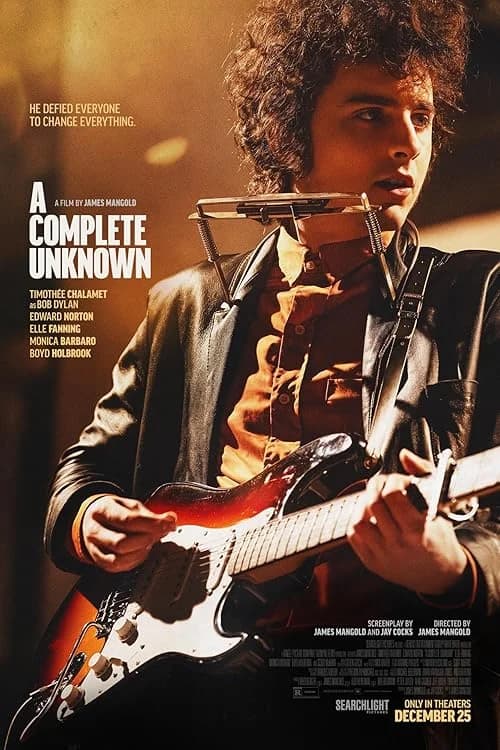 A Complete Unknown film posteri