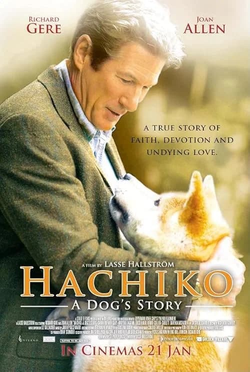 Hachi: A Dog's Tale film posteri