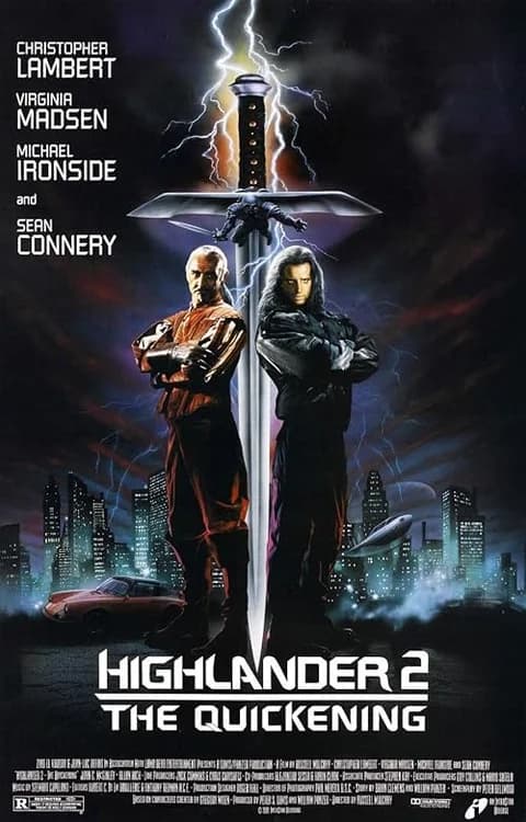 Highlander II: The Quickening film posteri