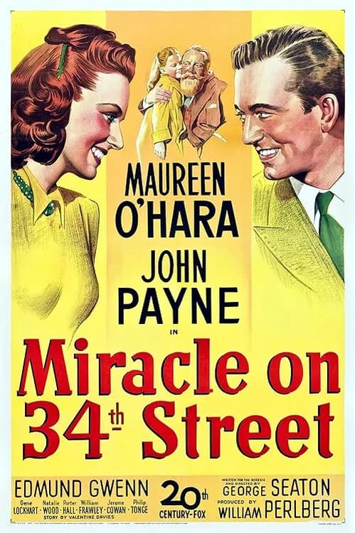 Miracle on 34th Street film posteri