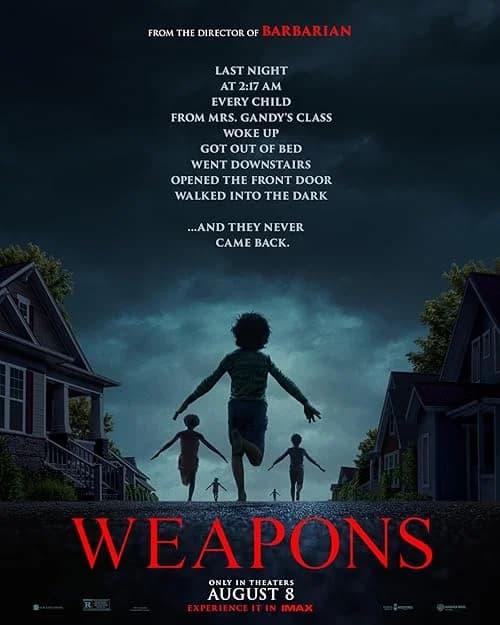 Weapons film posteri