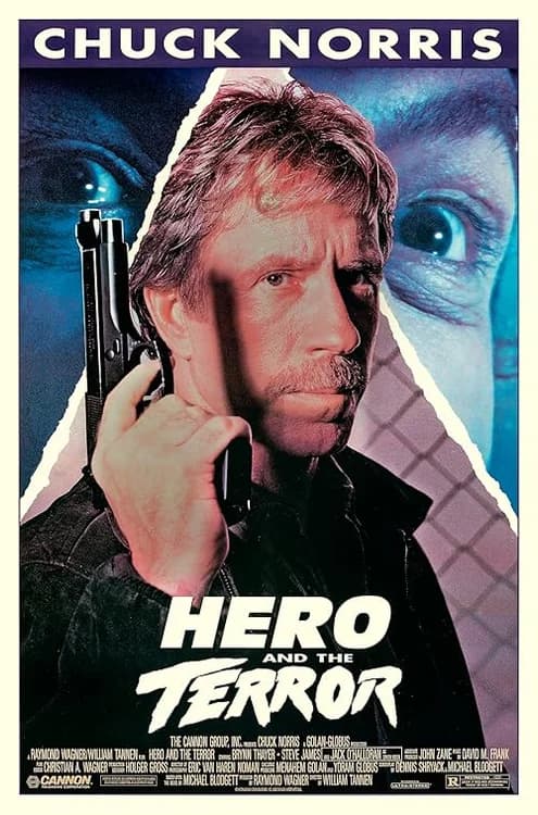 Hero and the Terror film posteri